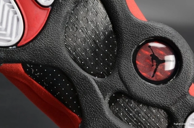 Jordan mens 414571-004  13 Air red black RetroBred 0613